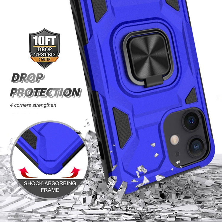 For iPhone 11 Knight Cool Series PC + TPU Shockproof Case with Magnetic Ring Holder