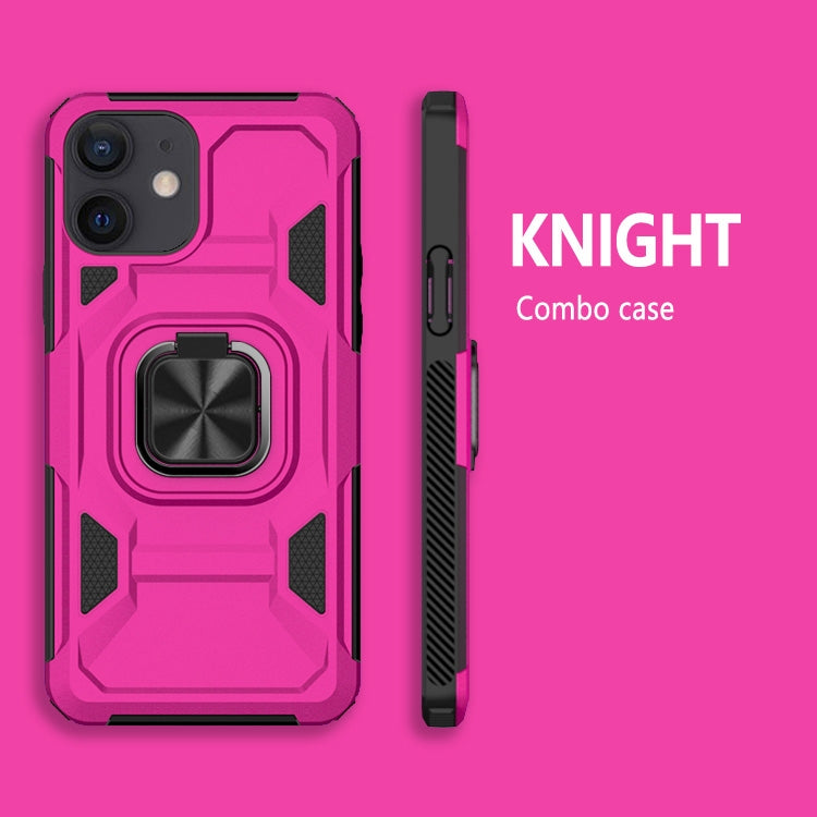For iPhone 11 Knight Cool Series PC + TPU Shockproof Case with Magnetic Ring Holder