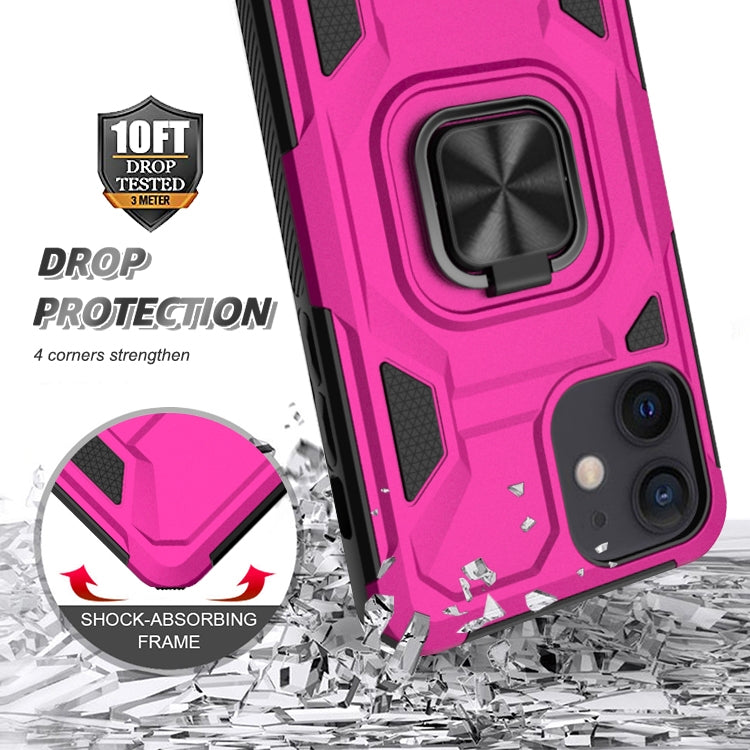 For iPhone 11 Knight Cool Series PC + TPU Shockproof Case with Magnetic Ring Holder