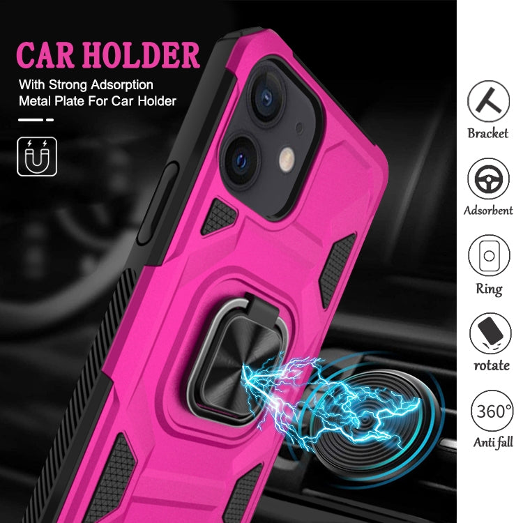 For iPhone 11 Knight Cool Series PC + TPU Shockproof Case with Magnetic Ring Holder