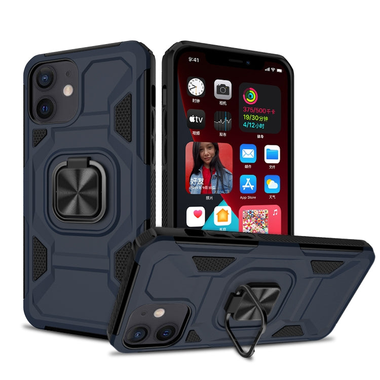 For iPhone 11 Knight Cool Series PC + TPU Shockproof Case with Magnetic Ring Holder