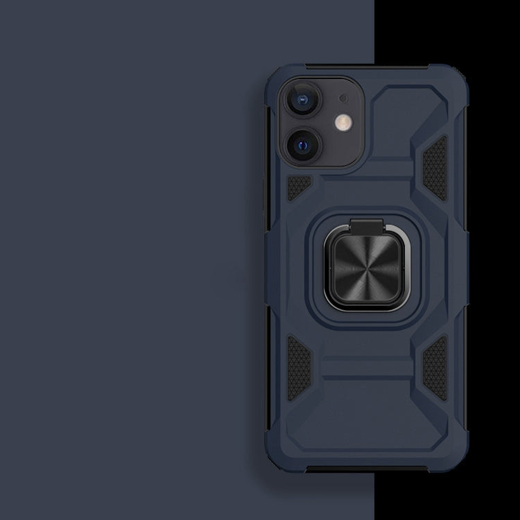 For iPhone 11 Knight Cool Series PC + TPU Shockproof Case with Magnetic Ring Holder
