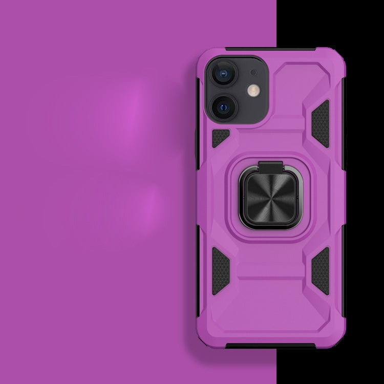 For iPhone 11 Knight Cool Series PC + TPU Shockproof Case with Magnetic Ring Holder