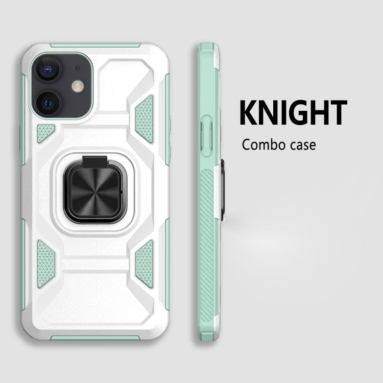 For iPhone 11 Knight Cool Series PC + TPU Shockproof Case with Magnetic Ring Holder