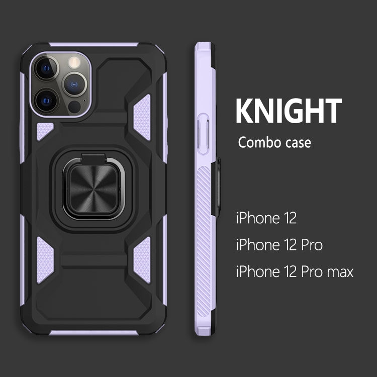 For iPhone 11 Pro Knight Cool Series PC + TPU Shockproof Case with Magnetic Ring Holder