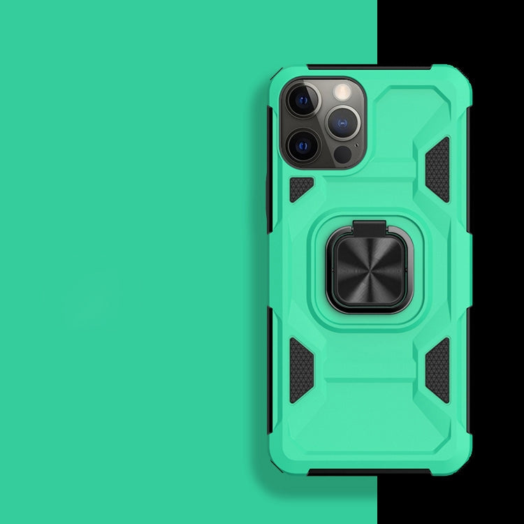 For iPhone 11 Pro Knight Cool Series PC + TPU Shockproof Case with Magnetic Ring Holder