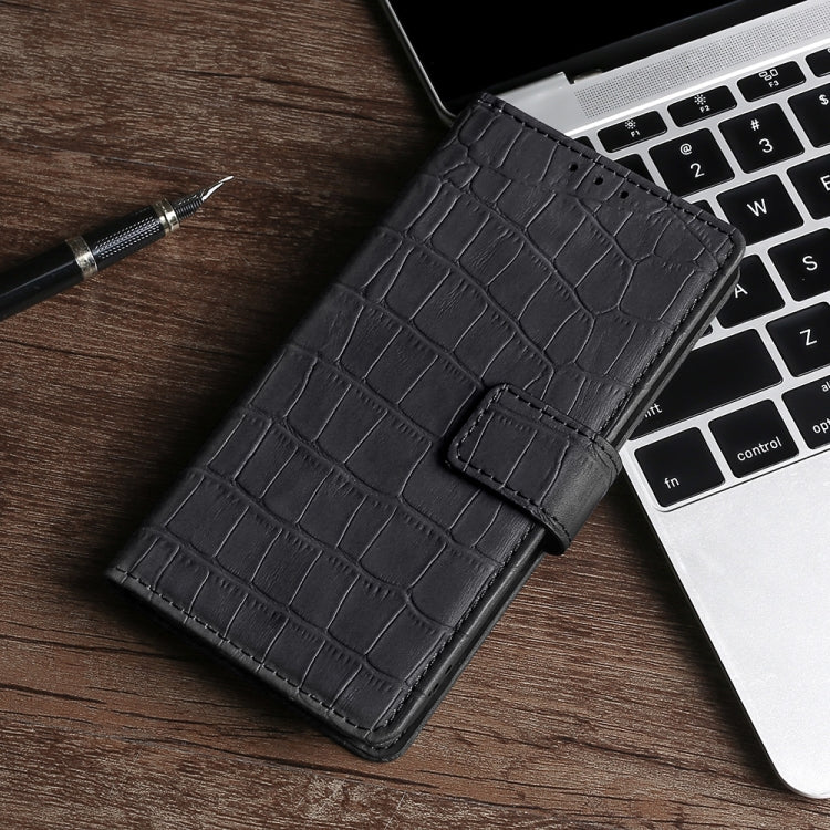 Skin Feel Crocodile Texture Magnetic Clasp Horizontal Flip PU Leather Case with Holder & Card Slots & Wallet For Xiaomi Redmi Note 9