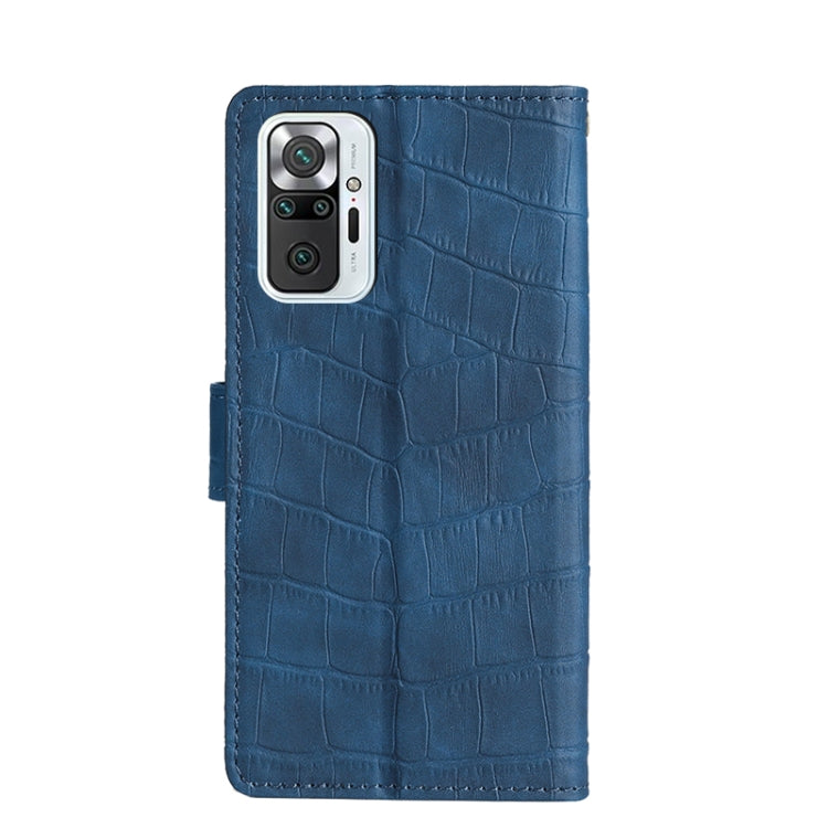 Skin Feel Crocodile Texture Magnetic Clasp Horizontal Flip PU Leather Case with Holder & Card Slots & Wallet For Xiaomi Redmi Note 10 Pro / Note 10 Pro India / Note 10 Pro Max
