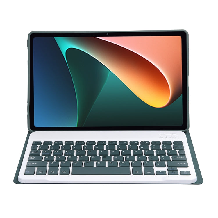 A0N5 Ultra-thin Detachable Lambskin Texture TPU Bluetooth Keyboard Leather Tablet Case with Holder For Xiaomi Pad 5 / 5 Pro