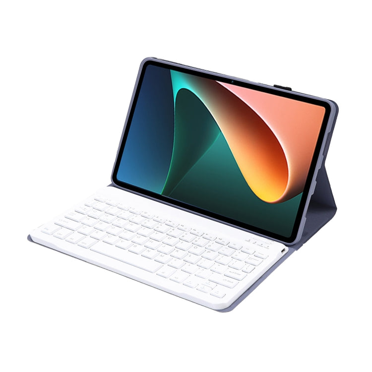 A0N5 Ultra-thin Detachable Lambskin Texture TPU Bluetooth Keyboard Leather Tablet Case with Holder For Xiaomi Pad 5 / 5 Pro