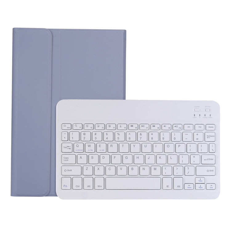 A0N5 Ultra-thin Detachable Lambskin Texture TPU Bluetooth Keyboard Leather Tablet Case with Holder For Xiaomi Pad 5 / 5 Pro