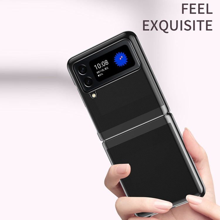 Electroplated Transparent Folding Case For Samsung Galaxy Z Flip3 5G