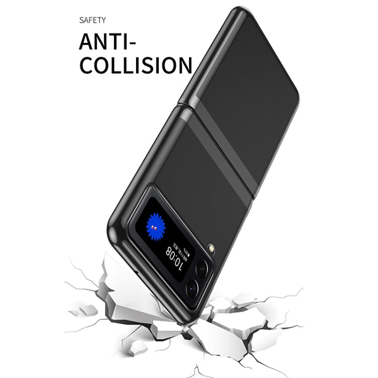 Electroplated Transparent Folding Case For Samsung Galaxy Z Flip3 5G