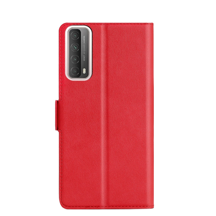 For Huawei P smart 2021 Ultra-thin Voltage Side Buckle PU + TPU Horizontal Flip Leather Case with Holder & Card Slot