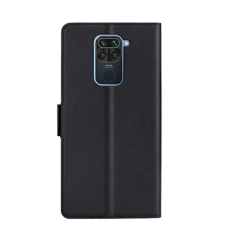 For Xiaomi Redmi Note 9 4G Ultra-thin Voltage Side Buckle PU + TPU Horizontal Flip Leather Case with Holder & Card Slot