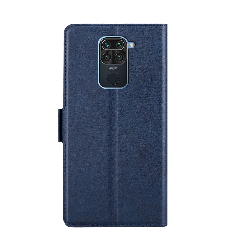 For Xiaomi Redmi Note 9 4G Ultra-thin Voltage Side Buckle PU + TPU Horizontal Flip Leather Case with Holder & Card Slot