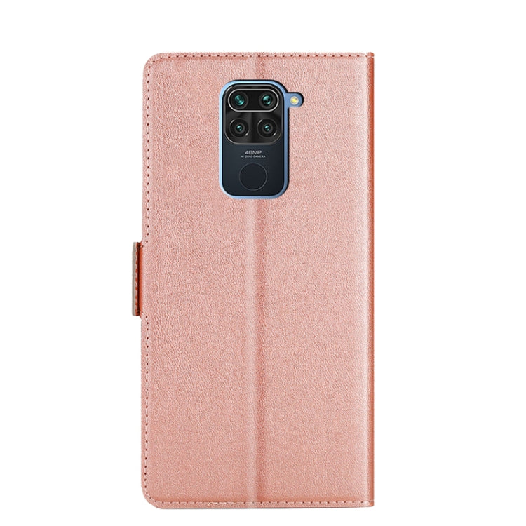 For Xiaomi Redmi Note 9 4G Ultra-thin Voltage Side Buckle PU + TPU Horizontal Flip Leather Case with Holder & Card Slot