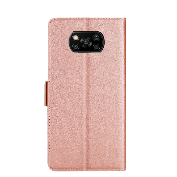 For Xiaomi Poco X3 NFC / Poco X3 Ultra-thin Voltage Side Buckle PU + TPU Horizontal Flip Leather Case with Holder & Card Slot
