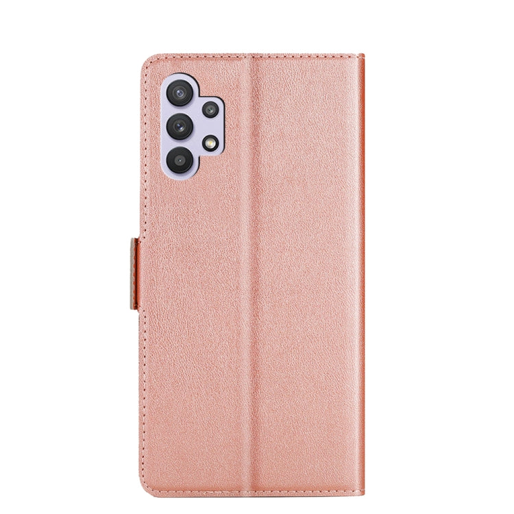 For Samsung Galaxy A32 4G Ultra-thin Voltage Side Buckle PU + TPU Horizontal Flip Leather Case with Holder & Card Slot