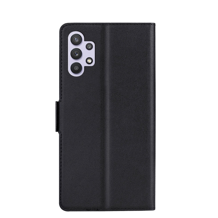 For Samsung Galaxy A32 5G Ultra-thin Voltage Side Buckle PU + TPU Horizontal Flip Leather Case with Holder & Card Slot