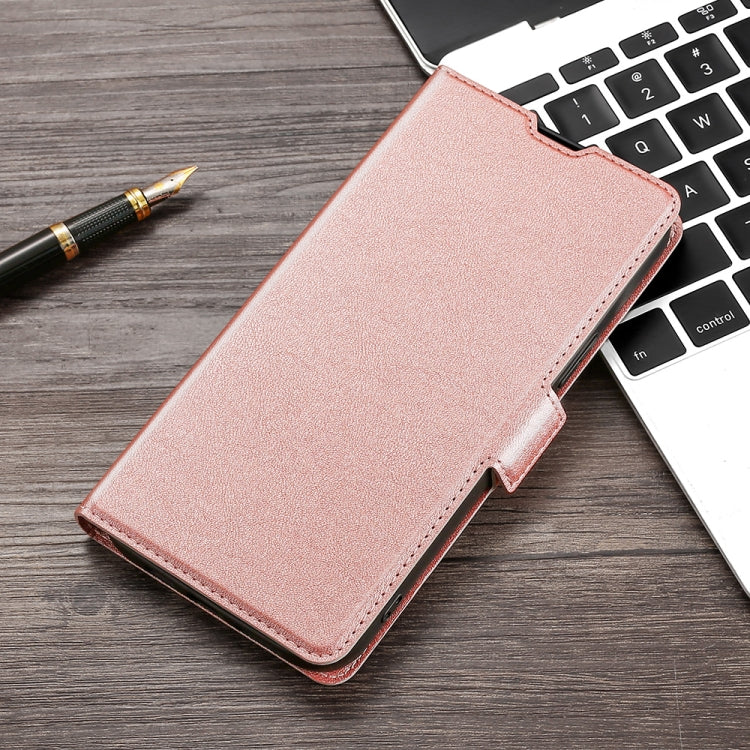 For Samsung Galaxy A32 5G Ultra-thin Voltage Side Buckle PU + TPU Horizontal Flip Leather Case with Holder & Card Slot