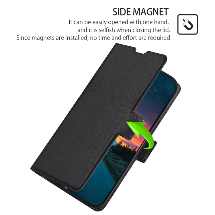 For Samsung Galaxy A72 5G / 4G Ultra-thin Voltage Side Buckle PU + TPU Horizontal Flip Leather Case with Holder & Card Slot