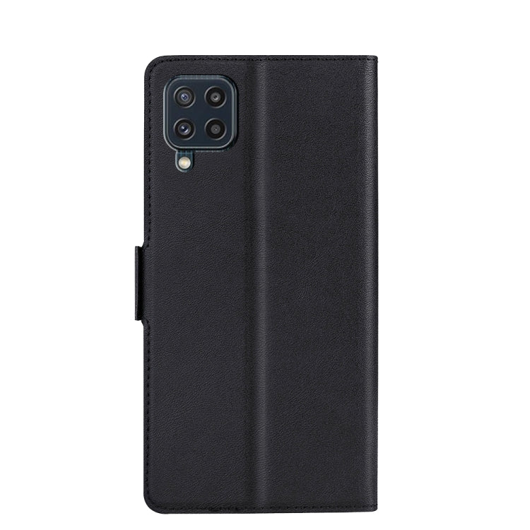 For Samsung Galaxy M32 India Ultra-thin Voltage Side Buckle PU + TPU Horizontal Flip Leather Case with Holder & Card Slot
