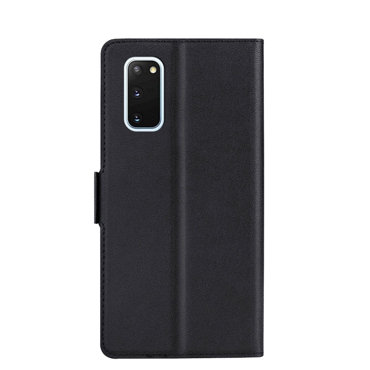 For Samsung Galaxy S20 Ultra-thin Voltage Side Buckle PU + TPU Horizontal Flip Leather Case with Holder & Card Slot