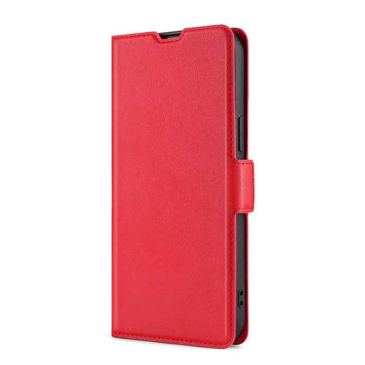 For Samsung Galaxy S20 Ultra-thin Voltage Side Buckle PU + TPU Horizontal Flip Leather Case with Holder & Card Slot