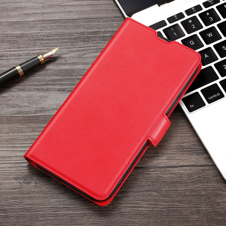 For Samsung Galaxy S20 FE Ultra-thin Voltage Side Buckle PU + TPU Horizontal Flip Leather Case with Holder & Card Slot