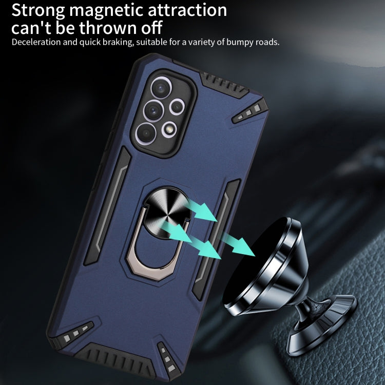 For Samsung Galaxy A32 4G PC + TPU Protective Case with 360 Degrees Rotatable Ring Holder