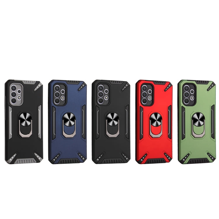 For Samsung Galaxy A32 4G PC + TPU Protective Case with 360 Degrees Rotatable Ring Holder