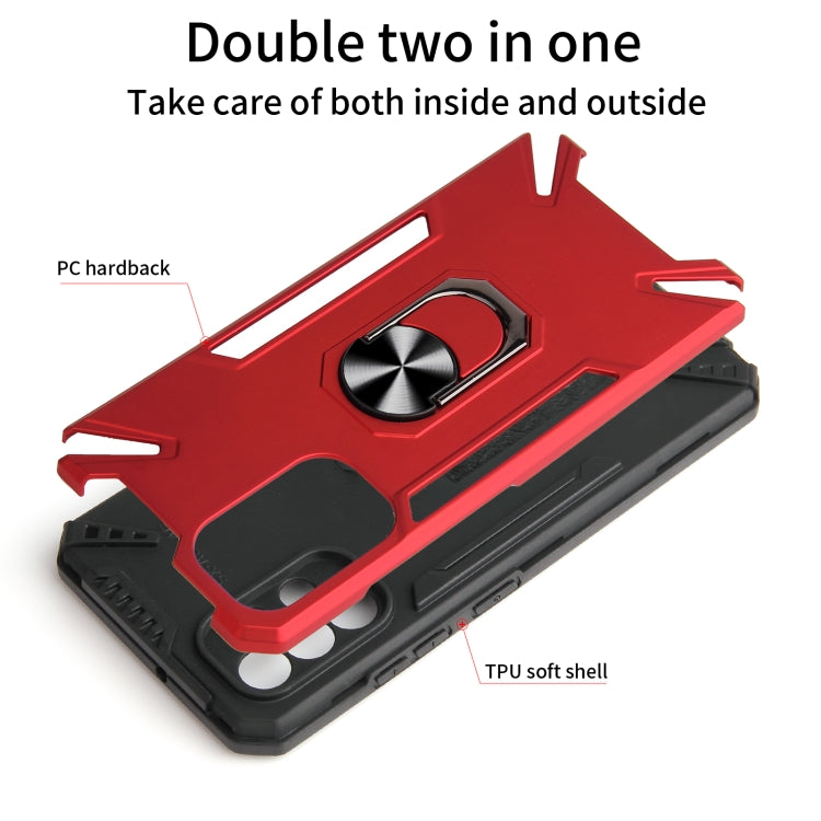 For Samsung Galaxy A32 4G PC + TPU Protective Case with 360 Degrees Rotatable Ring Holder