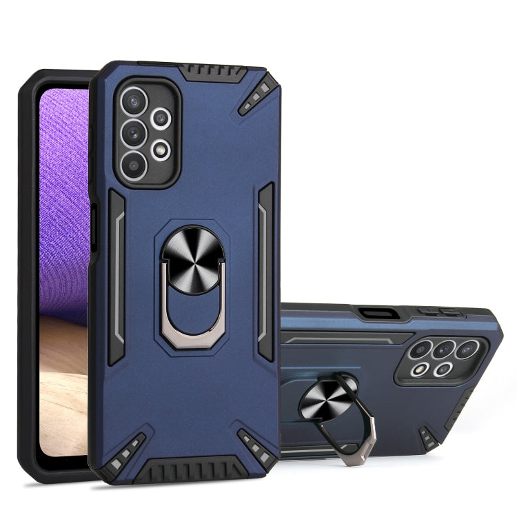 For Samsung Galaxy A32 5G PC + TPU Protective Case with 360 Degrees Rotatable Ring Holder