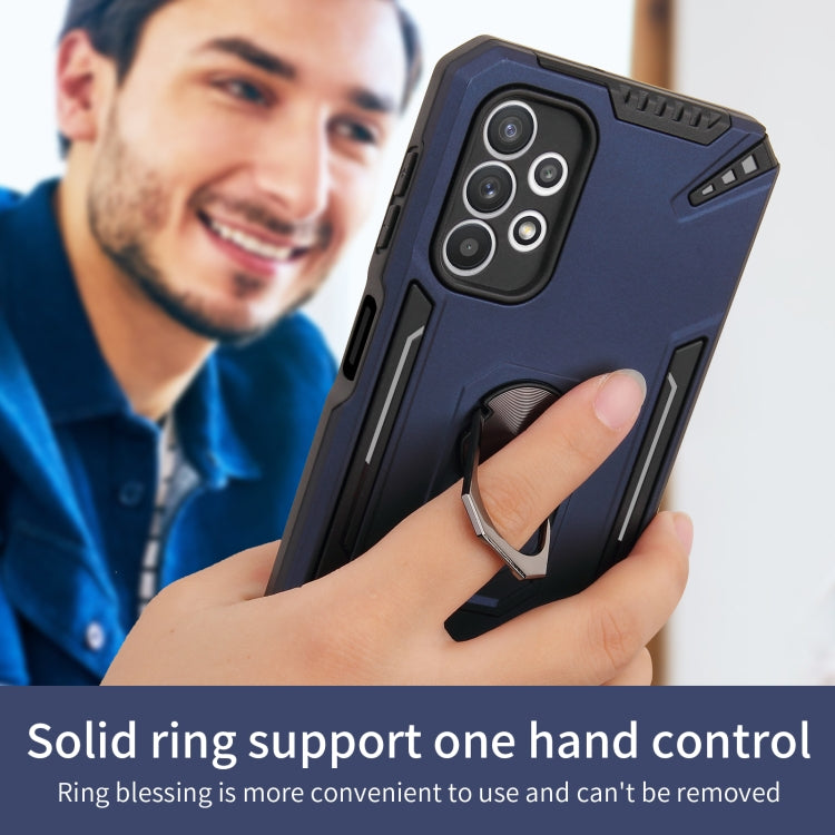 For Samsung Galaxy A32 5G PC + TPU Protective Case with 360 Degrees Rotatable Ring Holder