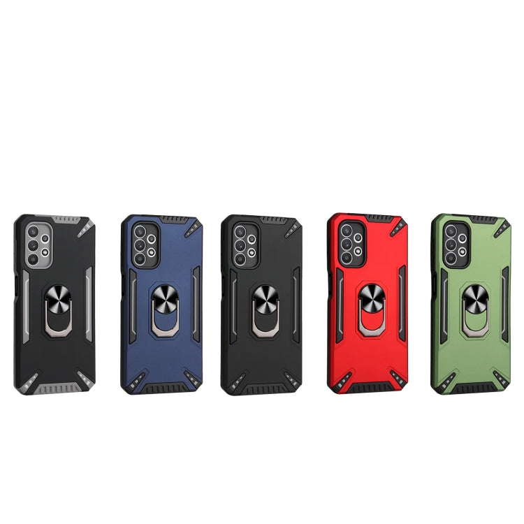 For Samsung Galaxy A32 5G PC + TPU Protective Case with 360 Degrees Rotatable Ring Holder