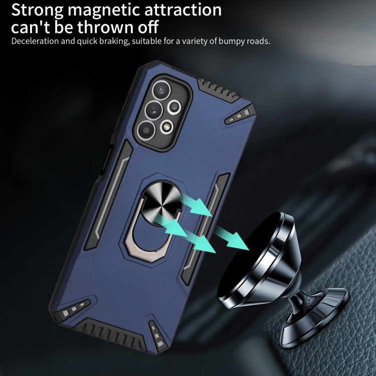 For Samsung Galaxy A32 5G PC + TPU Protective Case with 360 Degrees Rotatable Ring Holder