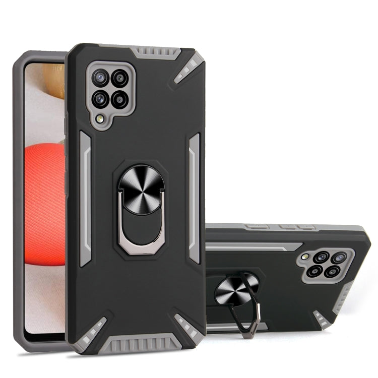For Samsung Galaxy A42 5G PC + TPU Protective Case with 360 Degrees Rotatable Ring Holder