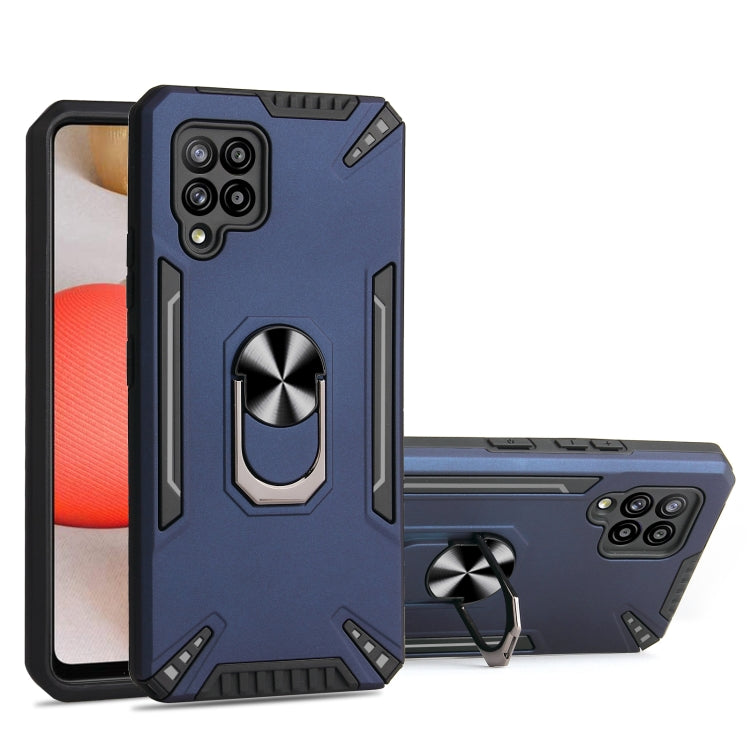 For Samsung Galaxy A42 5G PC + TPU Protective Case with 360 Degrees Rotatable Ring Holder