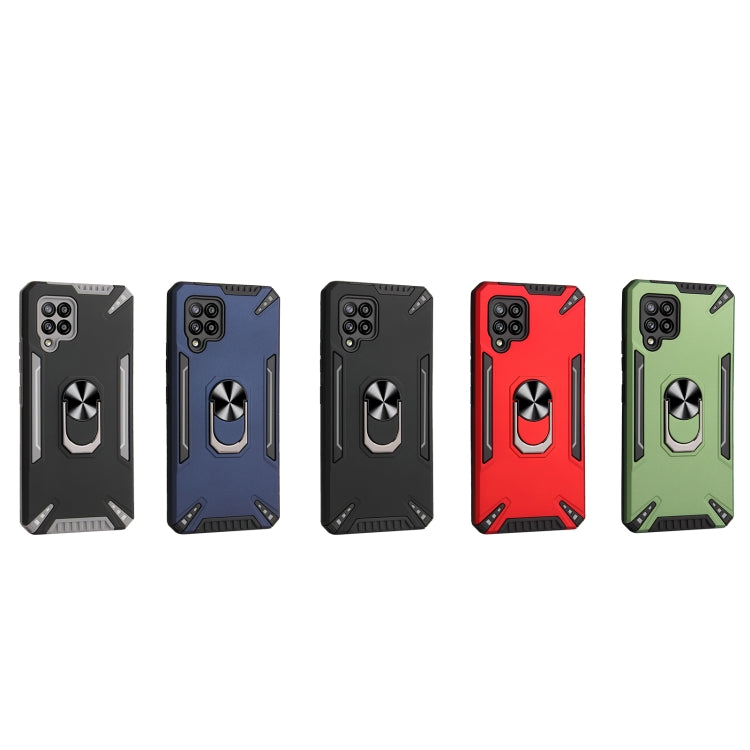 For Samsung Galaxy A42 5G PC + TPU Protective Case with 360 Degrees Rotatable Ring Holder