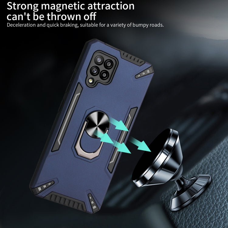 For Samsung Galaxy A42 5G PC + TPU Protective Case with 360 Degrees Rotatable Ring Holder