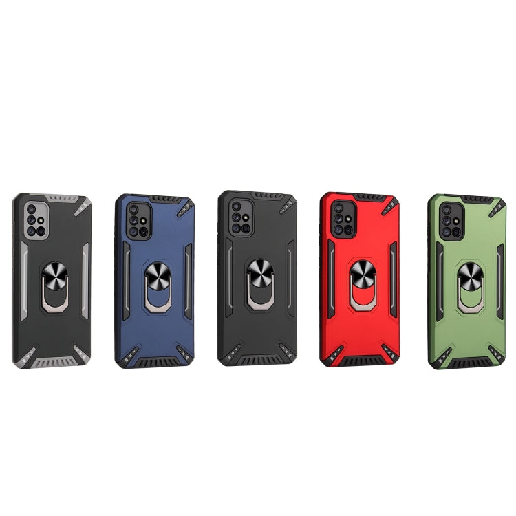 For Samsung Galaxy A71 PC + TPU Protective Case with 360 Degrees Rotatable Ring Holder