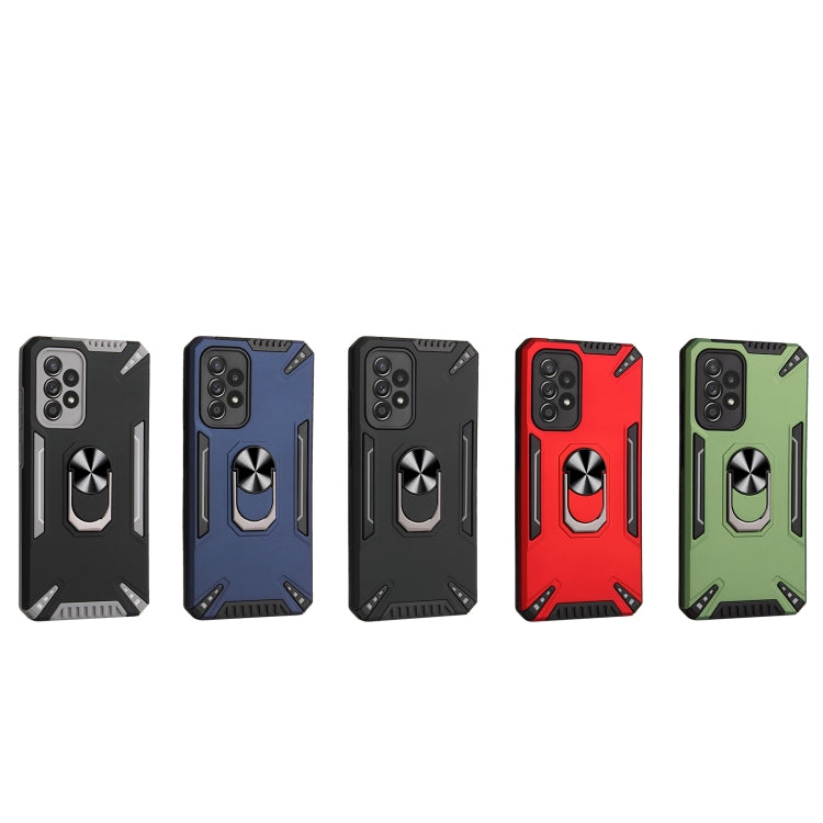For Samsung Galaxy A72 5G / 4G PC + TPU Protective Case with 360 Degrees Rotatable Ring Holder