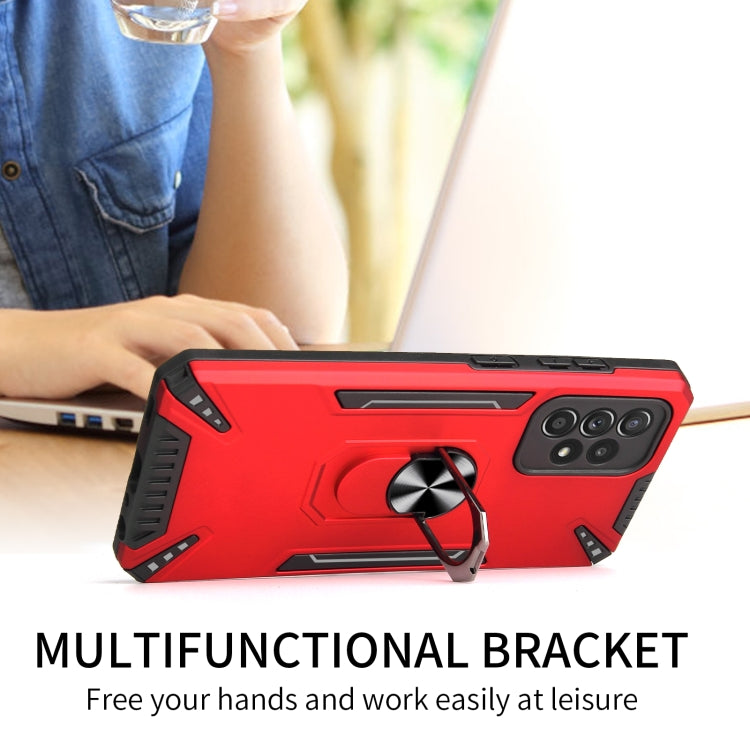 For Samsung Galaxy A72 5G / 4G PC + TPU Protective Case with 360 Degrees Rotatable Ring Holder