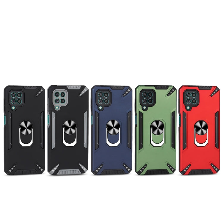 For Samsung Galaxy F62 PC + TPU Protective Case with 360 Degrees Rotatable Ring Holder