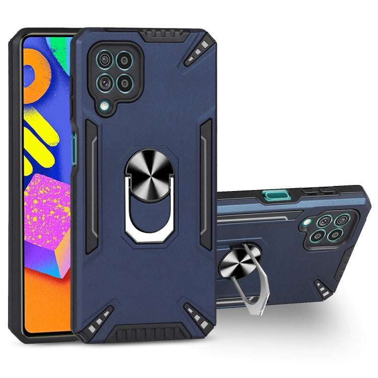 For Samsung Galaxy F62 PC + TPU Protective Case with 360 Degrees Rotatable Ring Holder
