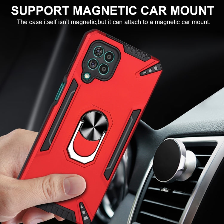 For Samsung Galaxy F62 PC + TPU Protective Case with 360 Degrees Rotatable Ring Holder