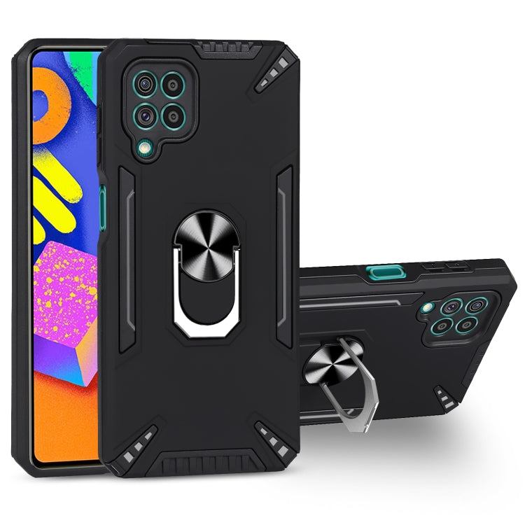For Samsung Galaxy F62 PC + TPU Protective Case with 360 Degrees Rotatable Ring Holder