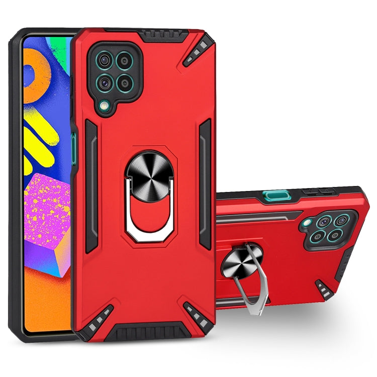 For Samsung Galaxy F62 PC + TPU Protective Case with 360 Degrees Rotatable Ring Holder