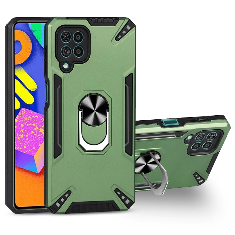 For Samsung Galaxy F62 PC + TPU Protective Case with 360 Degrees Rotatable Ring Holder